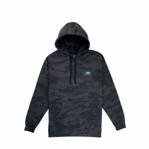 AFTCO Dark gray black  Camo Hoodie size small oversized jumbo sweatshirt top